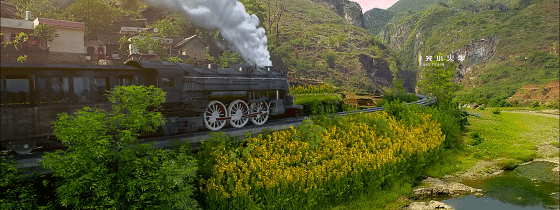 峽谷觀光小火車.gif
